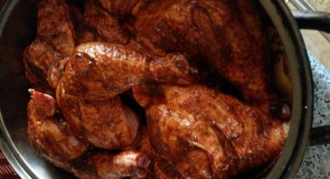 Marinované pečené kuře - krok 1