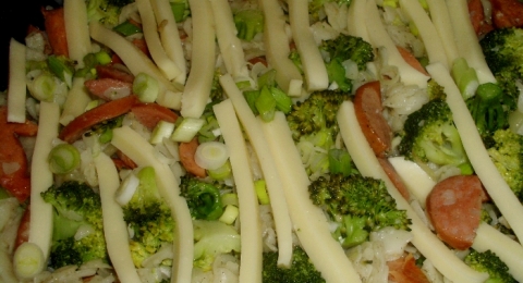 Těstoviny s brokolicí - krok 1