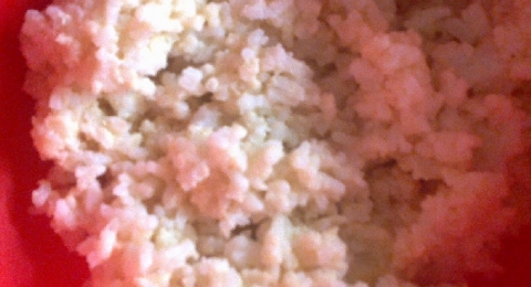 Rýžové knedlíky - krok 1