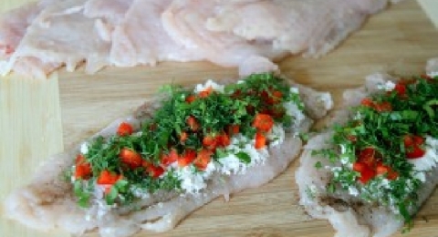 Kuracie prsia so slaninou - krok 3