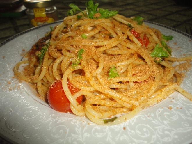 spaghetti alla bottarga(suseny kaviar)