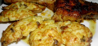 Nero kuře, krůta s rýžovými placičkami