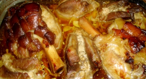 Pikantní vepřová kolínka - krok 2