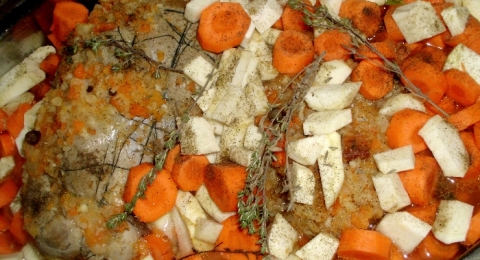 Svíčková na smetaně - krok 3