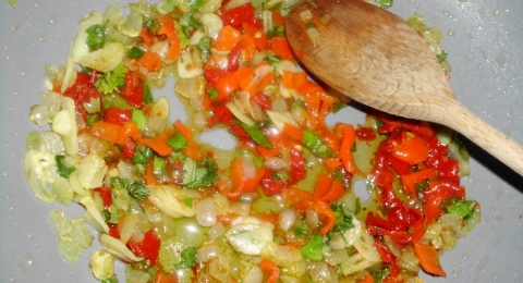 Špagety aglio olio e peperoncino - krok 2