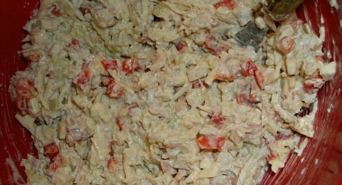 Plněné zapečené žampiony - krok 2