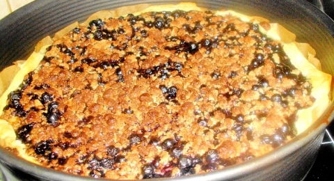 Borůvkový koláč - krok 2