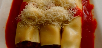 Cannelloni plněné hovězím masem 