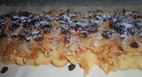 Koláč z listového těsta - krok 2
