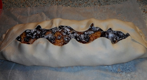 Koláč z listového těsta - krok 3