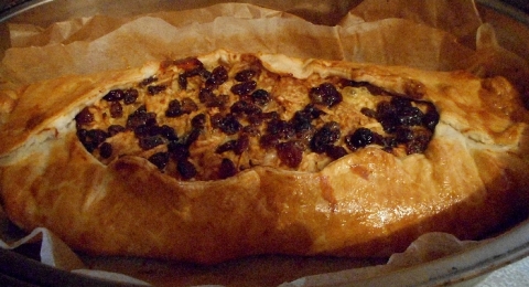 Koláč z listového těsta - krok 4