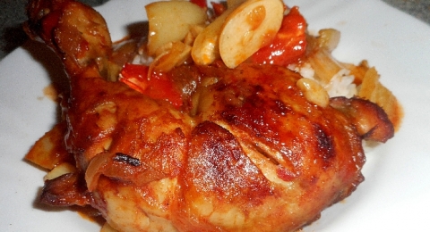 Vepřová a kuřecí salsa se zeleninou  - krok 2