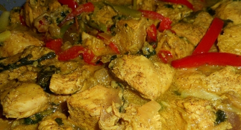 Indická kuřecí korma - krok 2