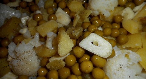 Zapečený květák - krok 1