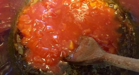 Cervena cocka ( Dahl - indicky recept) s orientalnim syrem Paneer  - krok 3