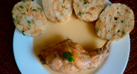 Králík na smetaně  - krok 2