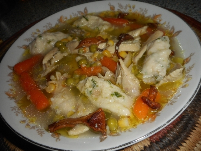 Netradiční kuřecí polévka