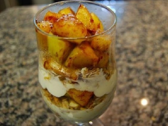 Jablkový Parfait